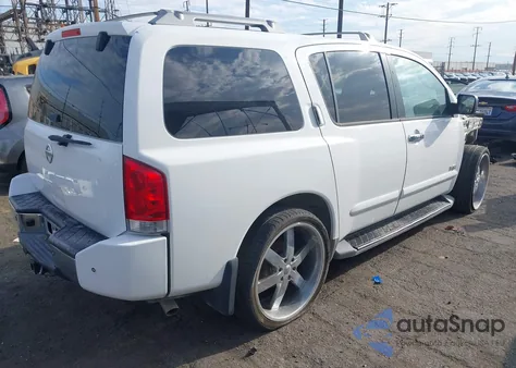 2007 Nissan Armada Se from USA, damaged, VIN 5N1AA08A77N722749